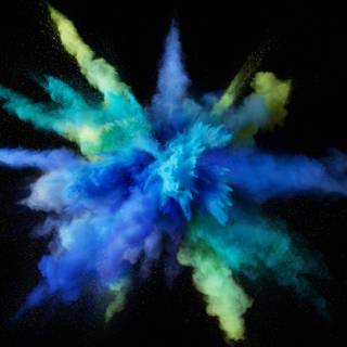 Colorful explosion wallpaper