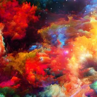 Colorful explosion wallpaper