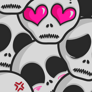 Skull Emoji wallpaper