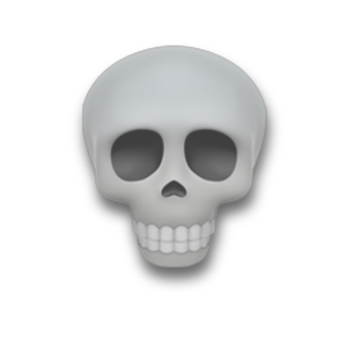 Skull Emoji wallpaper
