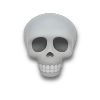 Skull Emoji wallpaper