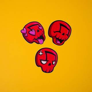 Skull Emoji wallpaper