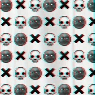 Skull Emoji wallpaper