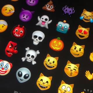 Skull Emoji wallpaper
