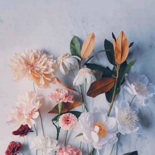 Simple spring phone wallpaper