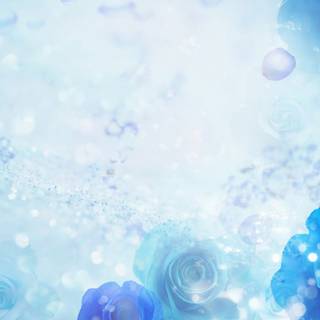 Pretty blue spring flowers wallpaper