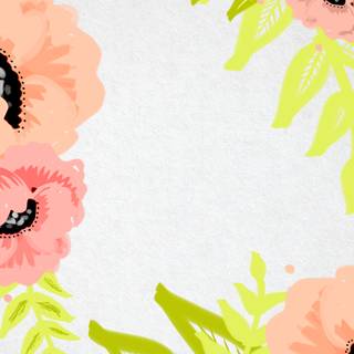 Simple spring phone wallpaper