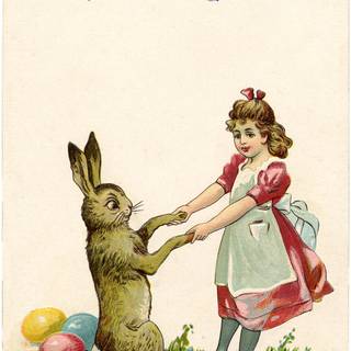 Happy Easter bunnys wallpaper