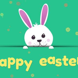 Happy Easter bunnys wallpaper