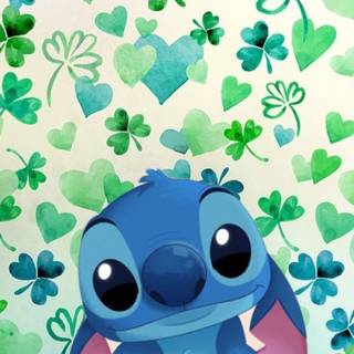 Kawaii animal St Patricks Day wallpaper