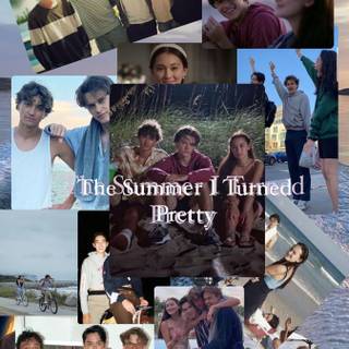 The summer I Turned Pretty collage wallpaper