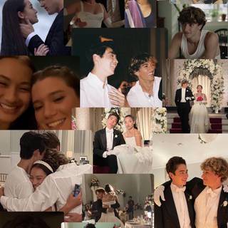 The summer I Turned Pretty collage wallpaper