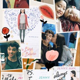 To All The Boys I've Loved Before collage wallpaper