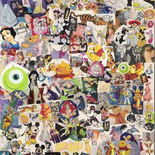 Disney princess collage wallpaper