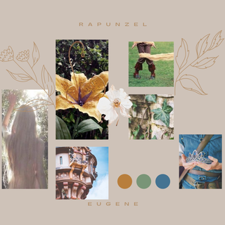 Rapunzel collage wallpaper