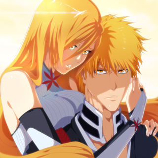 Ichigo and Orihime wallpaper