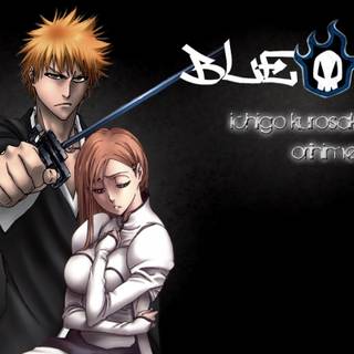 Ichigo and Orihime wallpaper