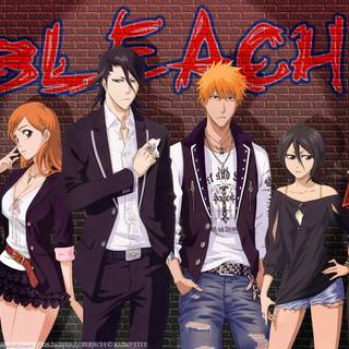 Ichigo and Orihime wallpaper