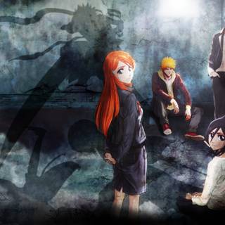 Ichigo and Orihime wallpaper