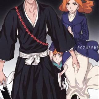 Ichigo and Orihime wallpaper