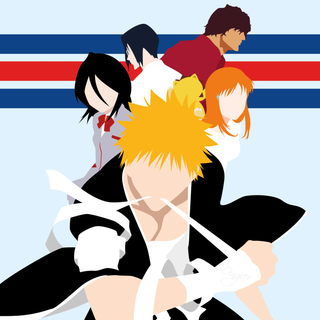Ichigo and Orihime wallpaper