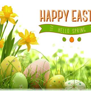 Spring Happy Easter wallpaper