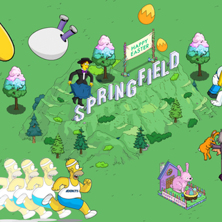 Happy Easter Simpsons wallpaper