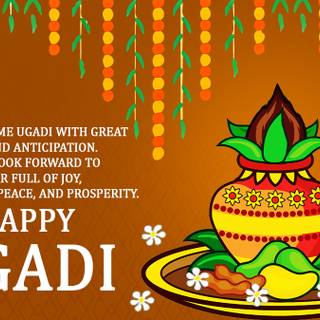 Happy Ugadi 2023 wallpaper