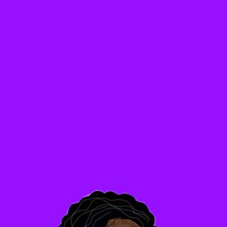 Purple black girl wallpaper