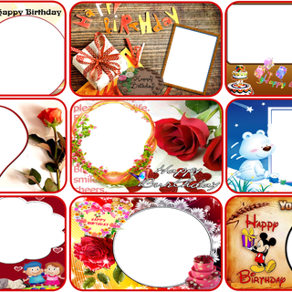 Birthday collage wallpaper