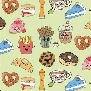 Cute cafe wallpaper
