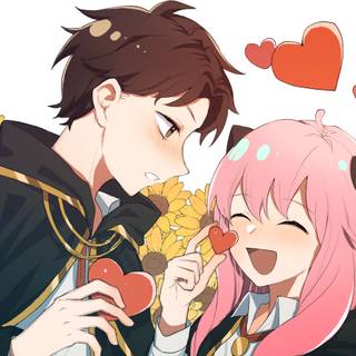 Anya and Damian Spy x Family wallpaper