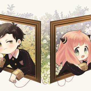 Anya and Damian Spy x Family wallpaper