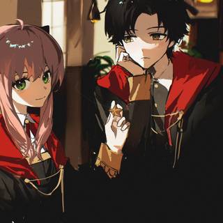 Anya and Damian Spy x Family wallpaper