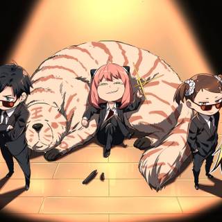 Anya and Damian Spy x Family wallpaper