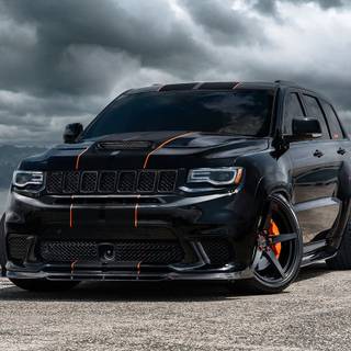 Jeep Trackhawk blacked out wallpaper