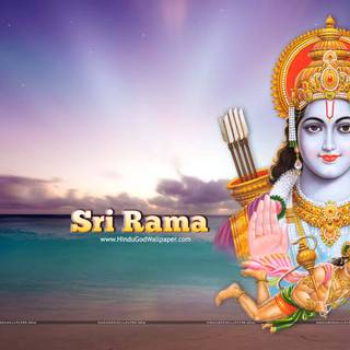 Smiling lord Ram wallpaper