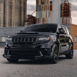Jeep Trackhawk blacked out wallpaper