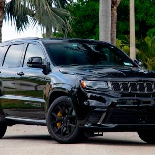 Jeep Trackhawk blacked out wallpaper