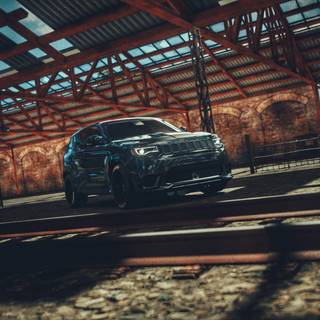 Jeep Trackhawk blacked out wallpaper