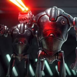 Super Battle Droids desktop wallpaper