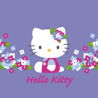 Hello Kitty Easter computer wallpaper
