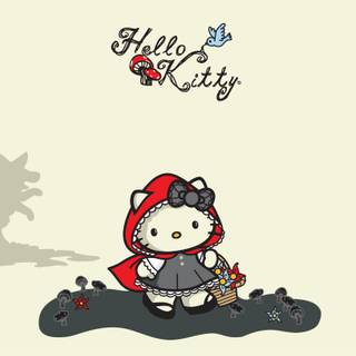 Hello Kitty Easter computer wallpaper