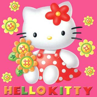 Hello Kitty spring computer wallpaper