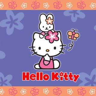 Hello Kitty Easter computer wallpaper