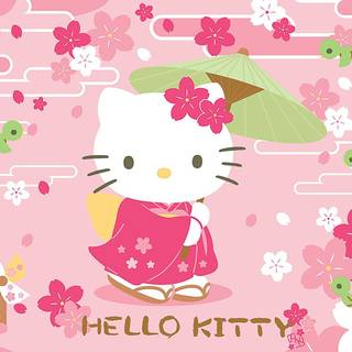 Hello Kitty spring computer wallpaper