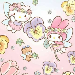 Spring Sanrio wallpaper
