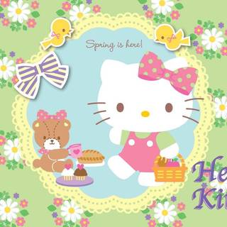Spring Sanrio wallpaper