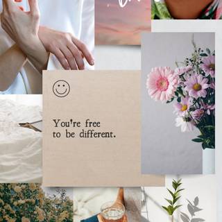 Spring asthetic books wallpaper