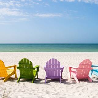 Spring and beach wallpaper